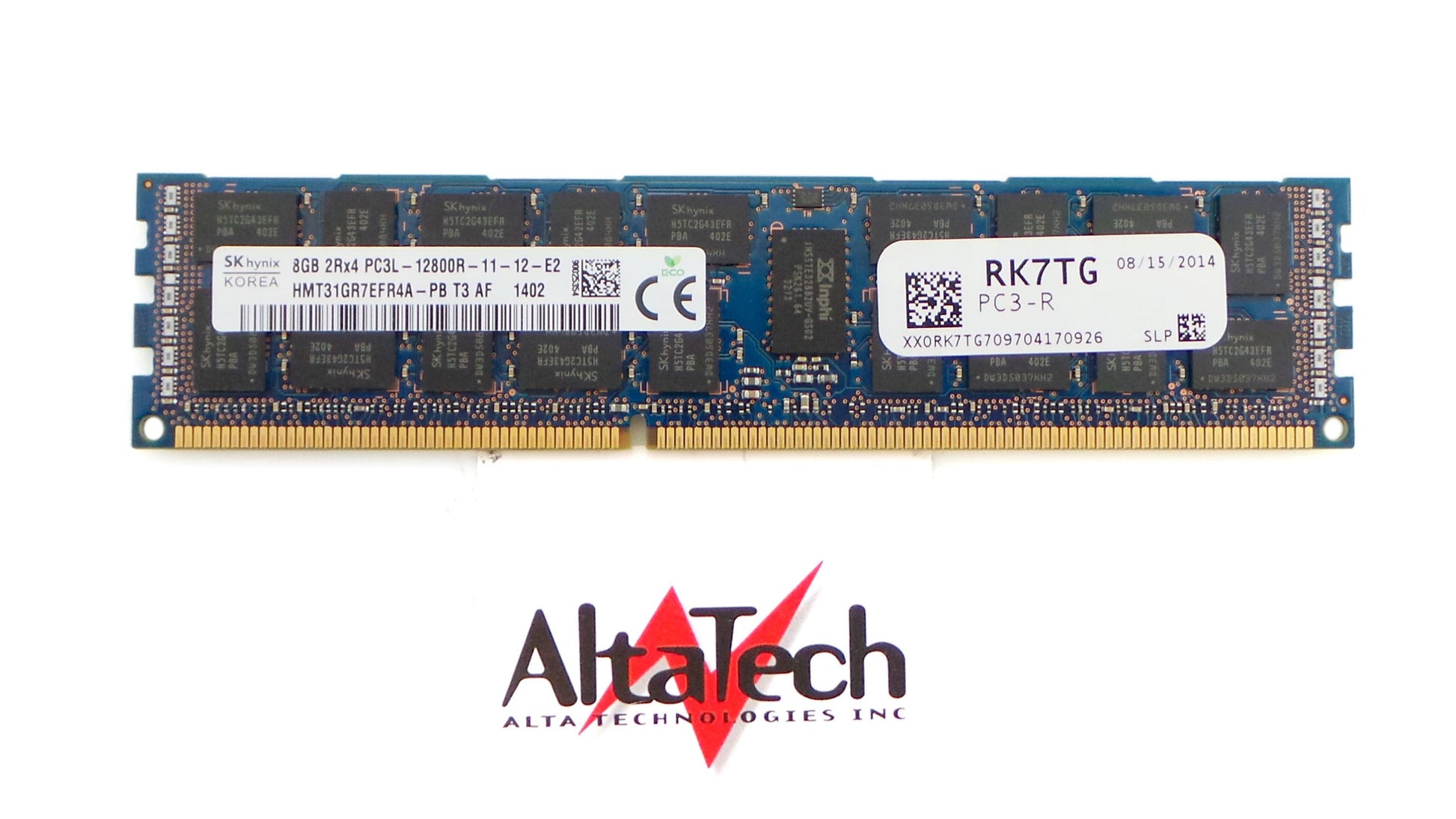 Dell 04HNPY 8GB PC3L-12800R 2RX4 ECC, Used