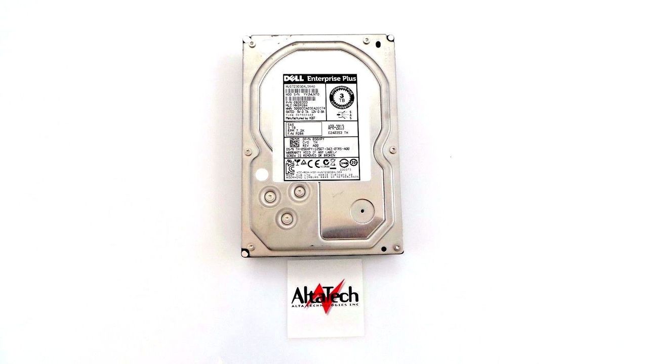 Dell 056HPY 3TB 7.2K SAS 3.5" 6G HDD, Used