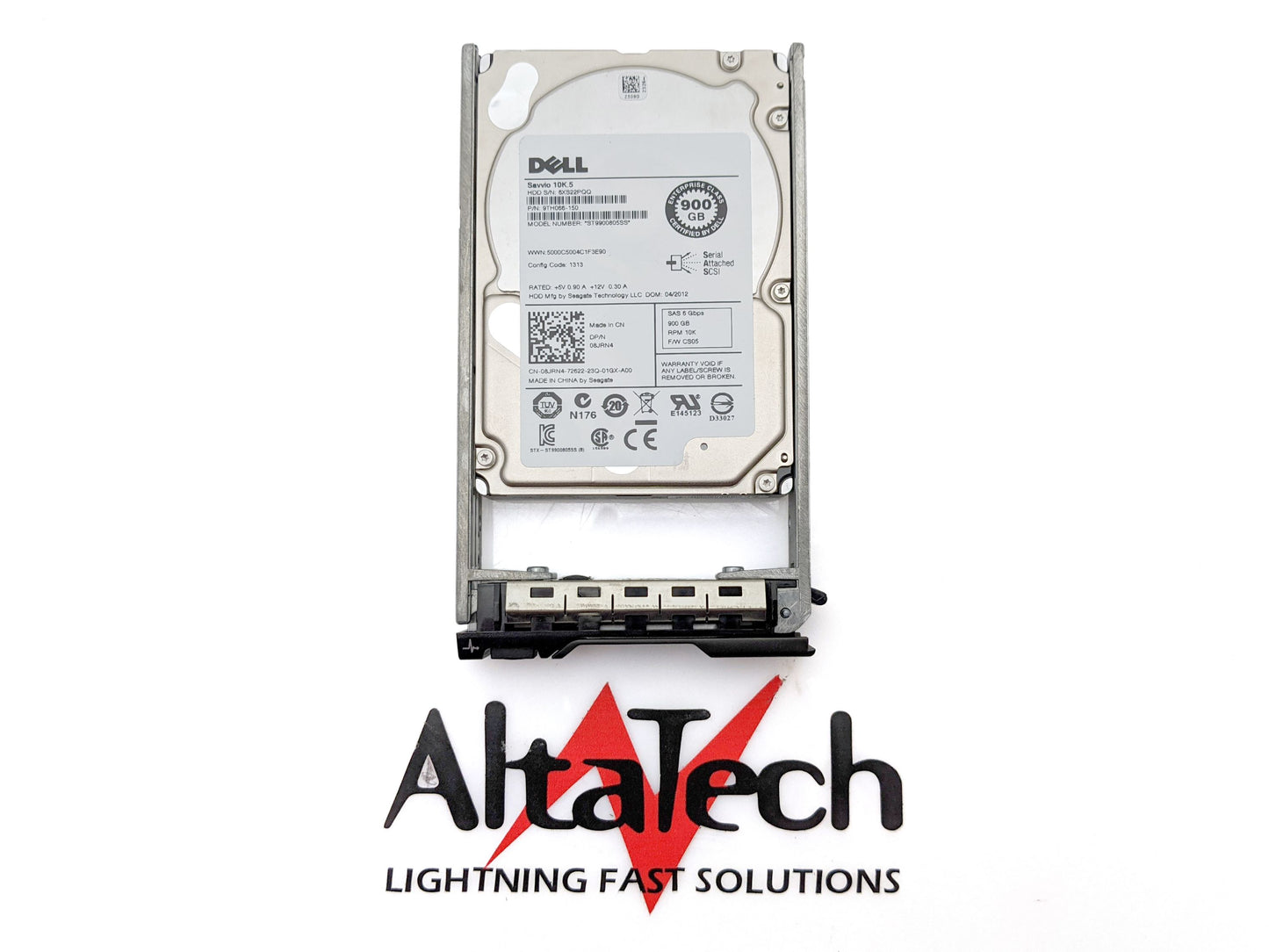 Dell 08JRN4 900GB 10K SAS 2.5 6G, Used