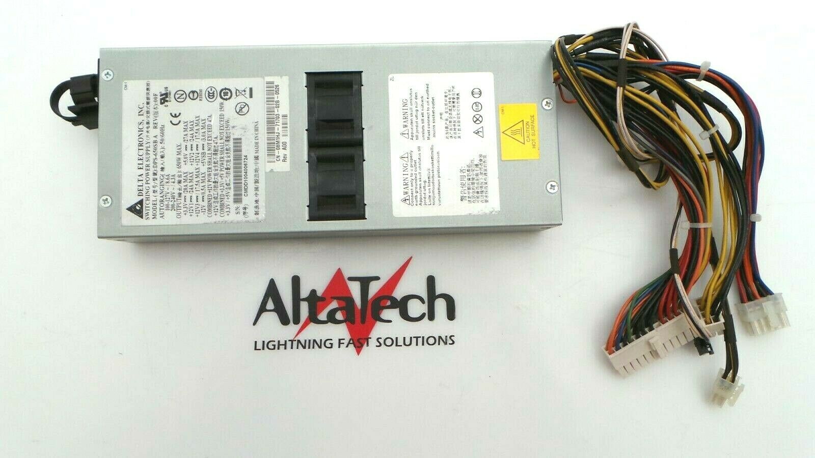 Dell 08M1HJ PowerEdge C1100 650W Non-Redundant Power Supply, Used