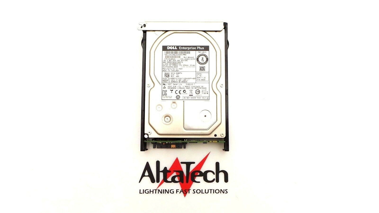 Dell 8RMTX-EQL EqualLogic  2TB 7.2K SATA 3.5" 6G, Used