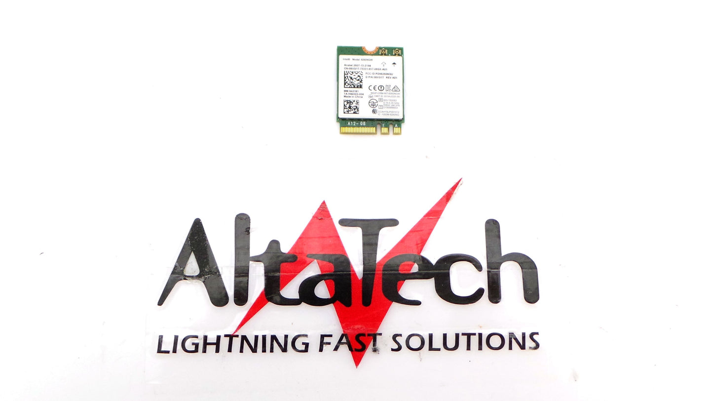 Dell 8XG1T Intel AC 8260 M.2 WiFi + Bluetooth Card, Used