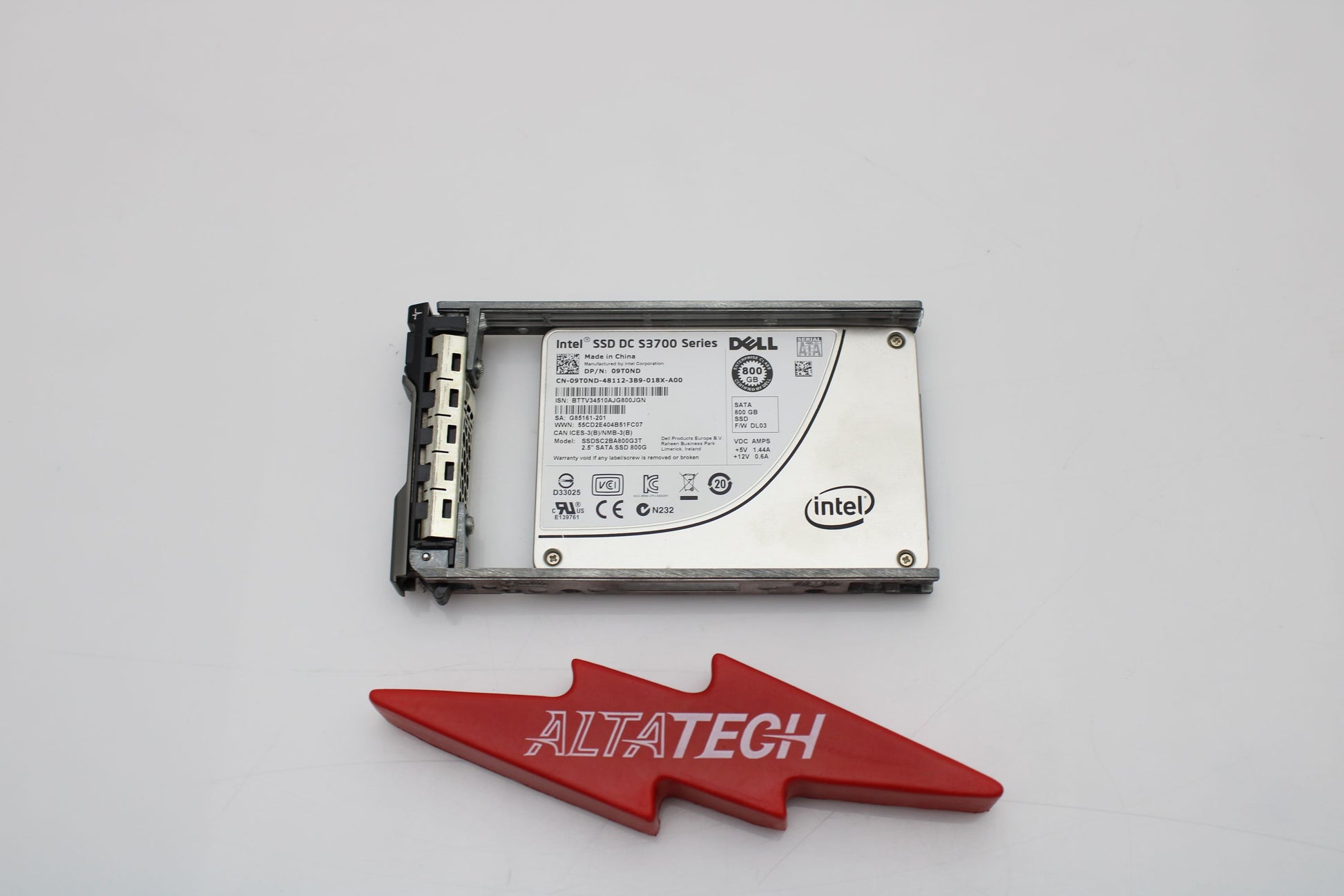 Dell 09T0ND 800GB SSD SATA 2.5 6G, Used