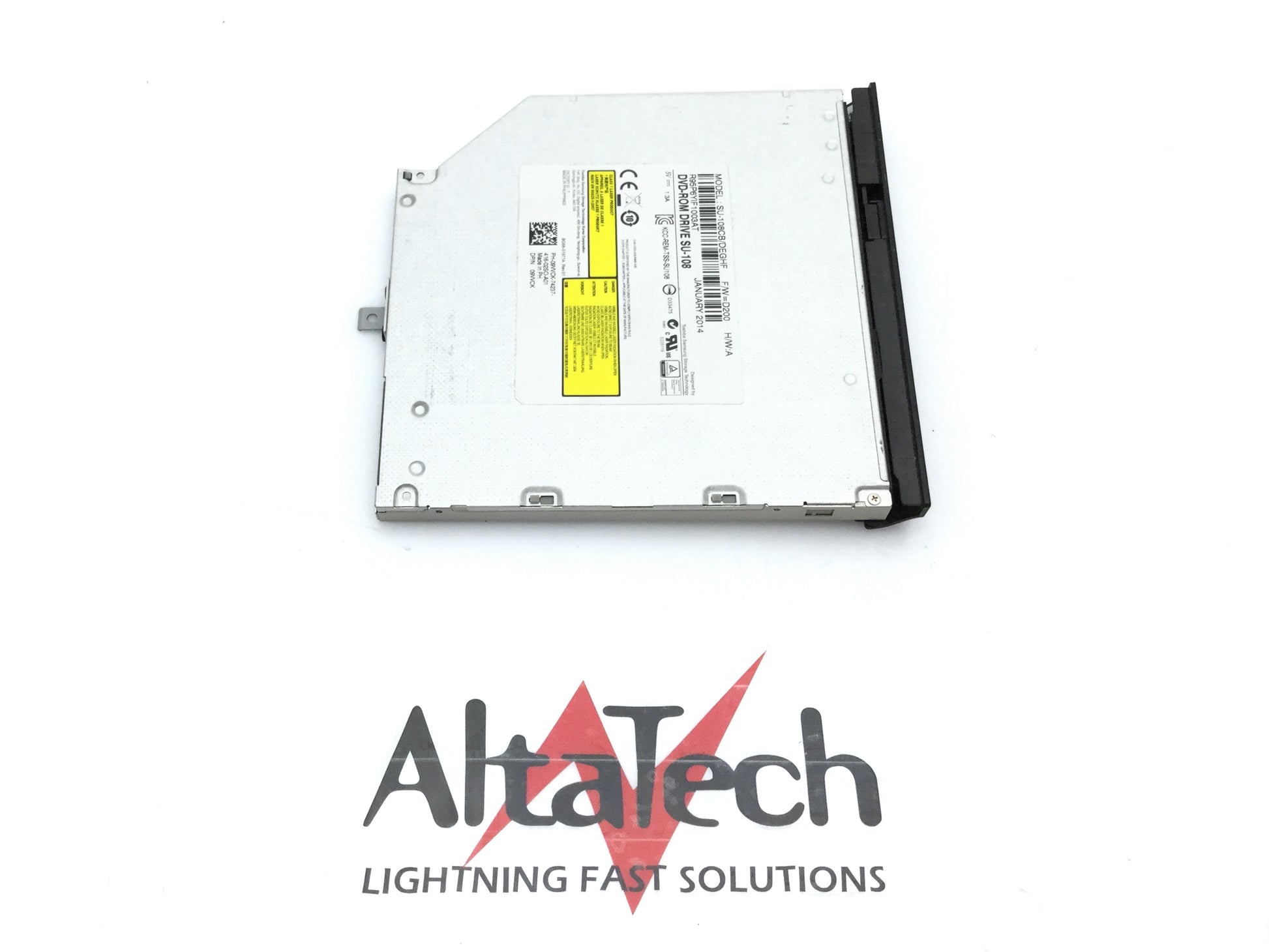 Dell 09VVCK SATA DVD-ROM Disk Drive w/ E5440 Bezel, Used