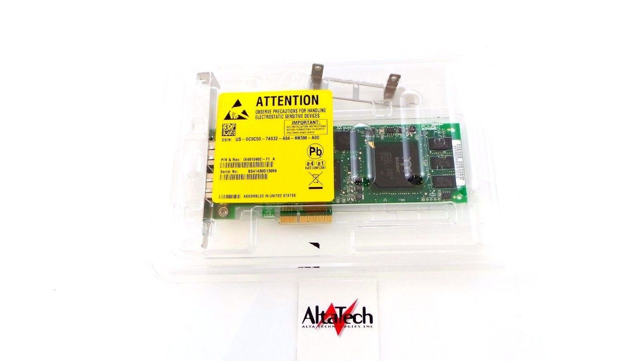 Dell 0C9C50 QLogic QLE4062C Dual Port 1GB Ethernet Adapter Card, Used