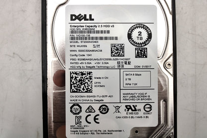 Dell CK3MN 2TB 7.2K SATA 2.5 6G EP ST2000NX0403 / 1VD100-135, Used