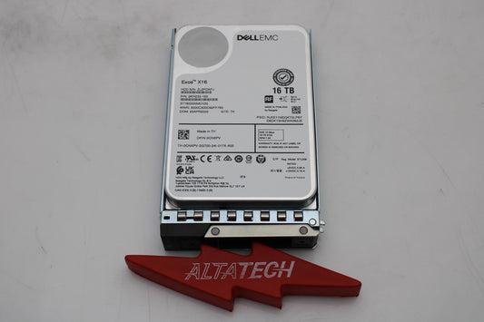 Dell CNXPV_NEW 16TB 7.2K SAS 3.5 12G 512E SIE, New Sealed