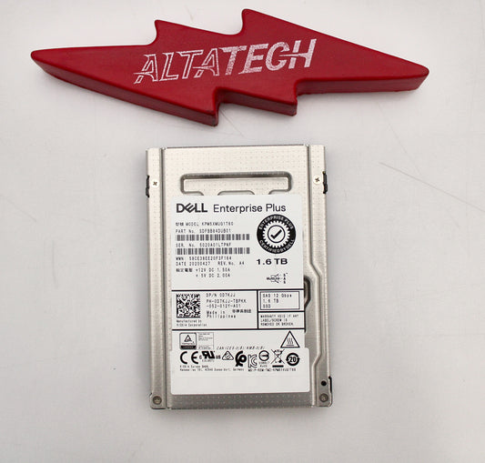 Dell D7KJJ-CML 1.6TB SSD SAS 2.5 12 WI KPM5XMUG1T60 / SDFBB84DUBB01, Used