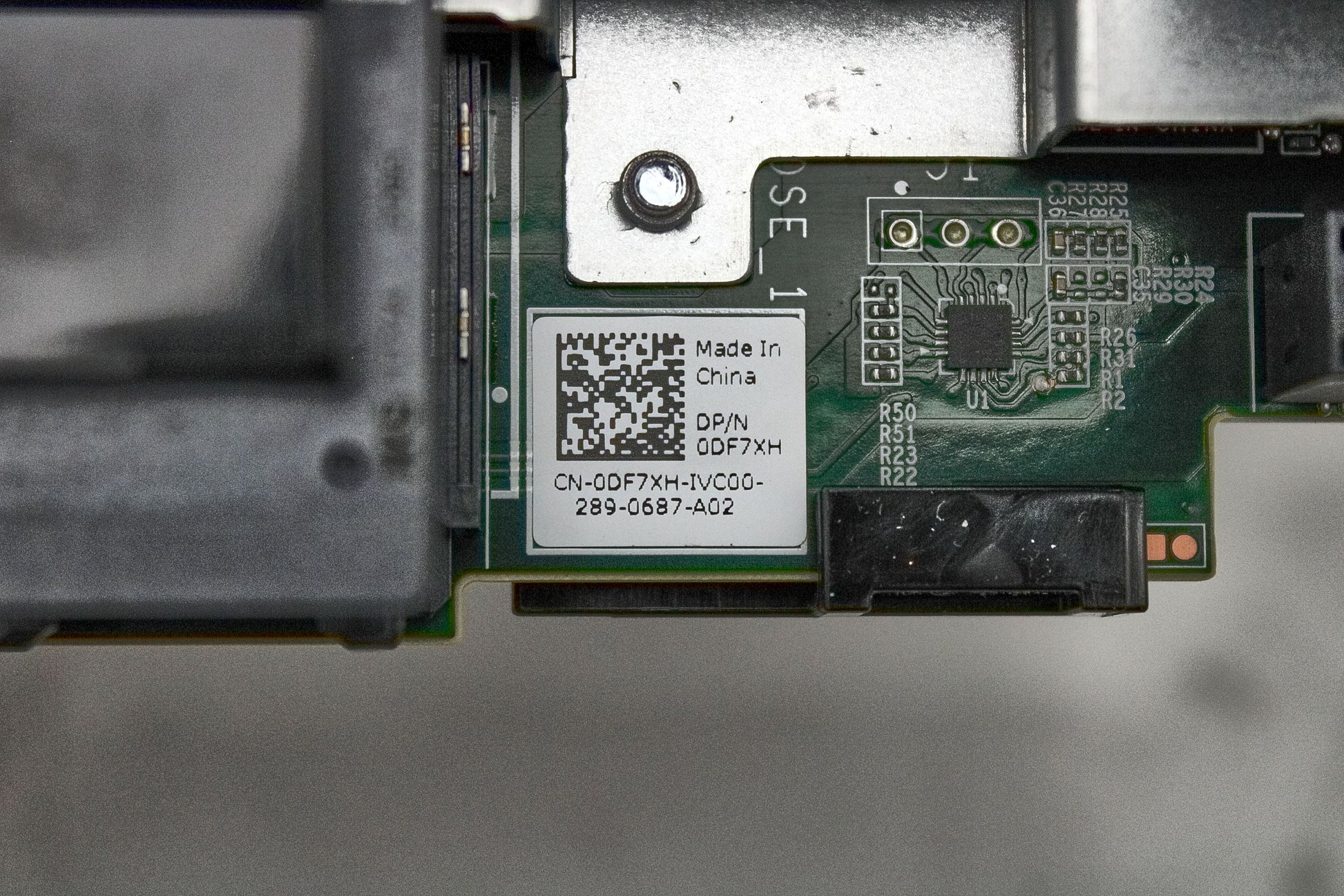 Dell DF7XH Riser Assembly, R2A, 2X16 , LP, 15G R750/R7525, Used