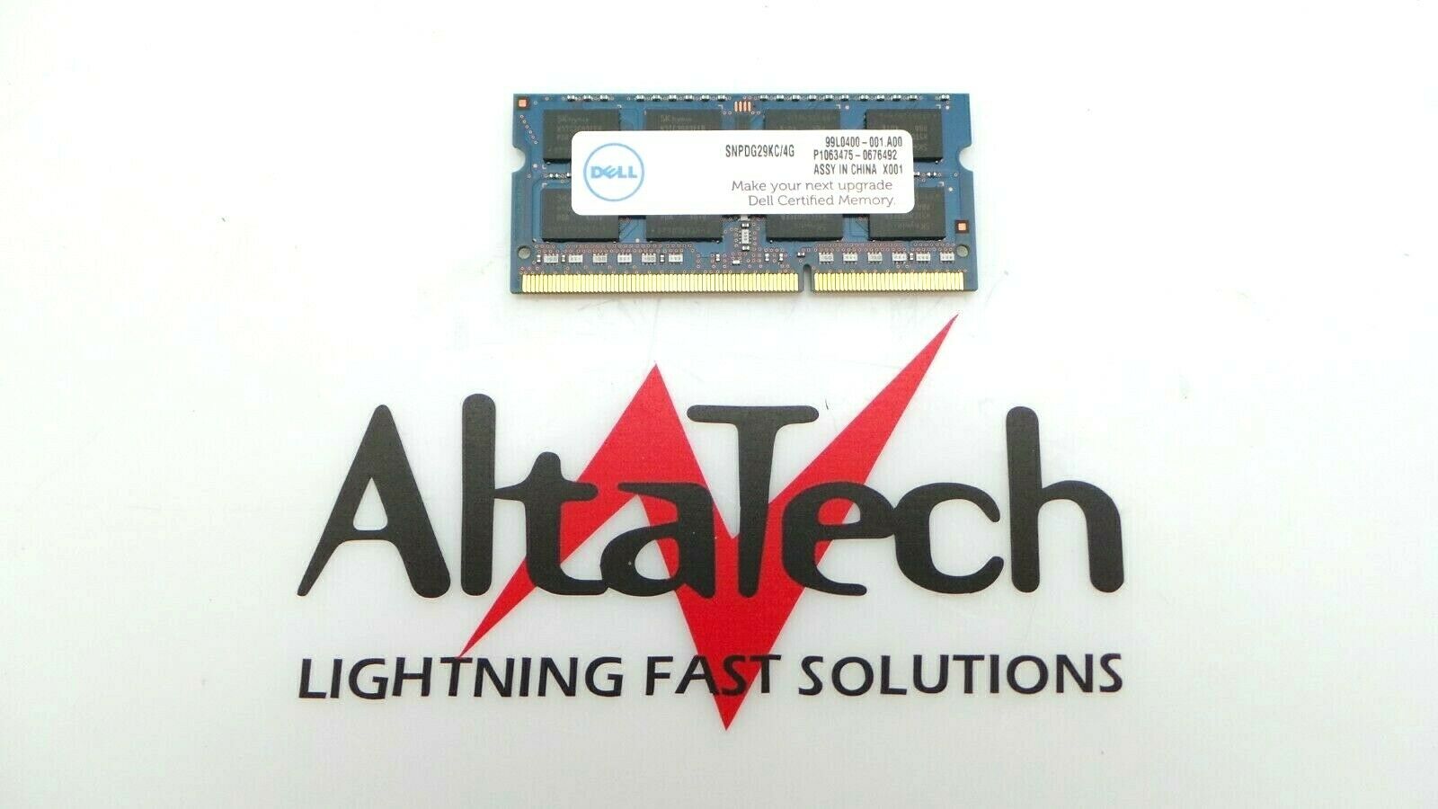 Dell 0DG29K 4GB PC3L-12800S 2rx8 N-ECC, Used