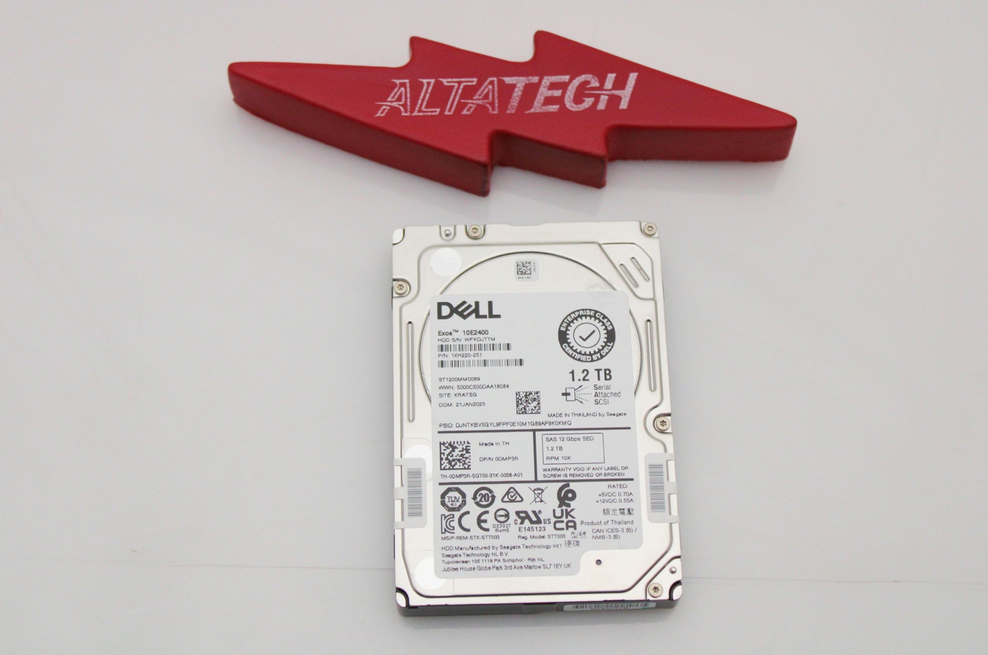 Dell DMP3R_NEW NEW 1.2TB 10K SAS 2.5 12G SED HDD, New Open Box