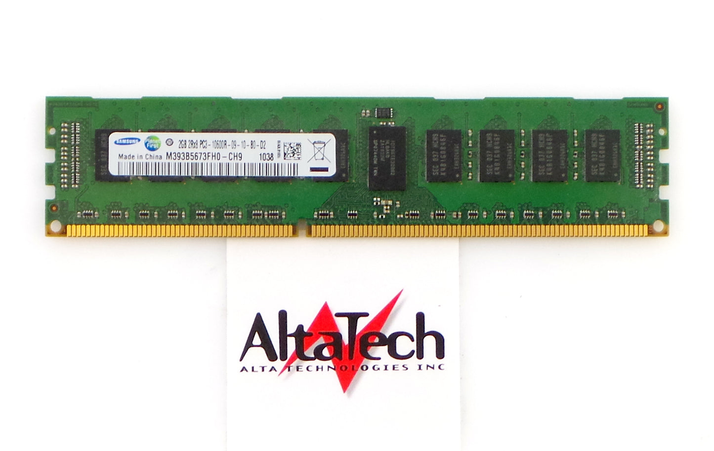 Dell 0DP143 2GB PC3-10600R 2RX8 ECC, Used