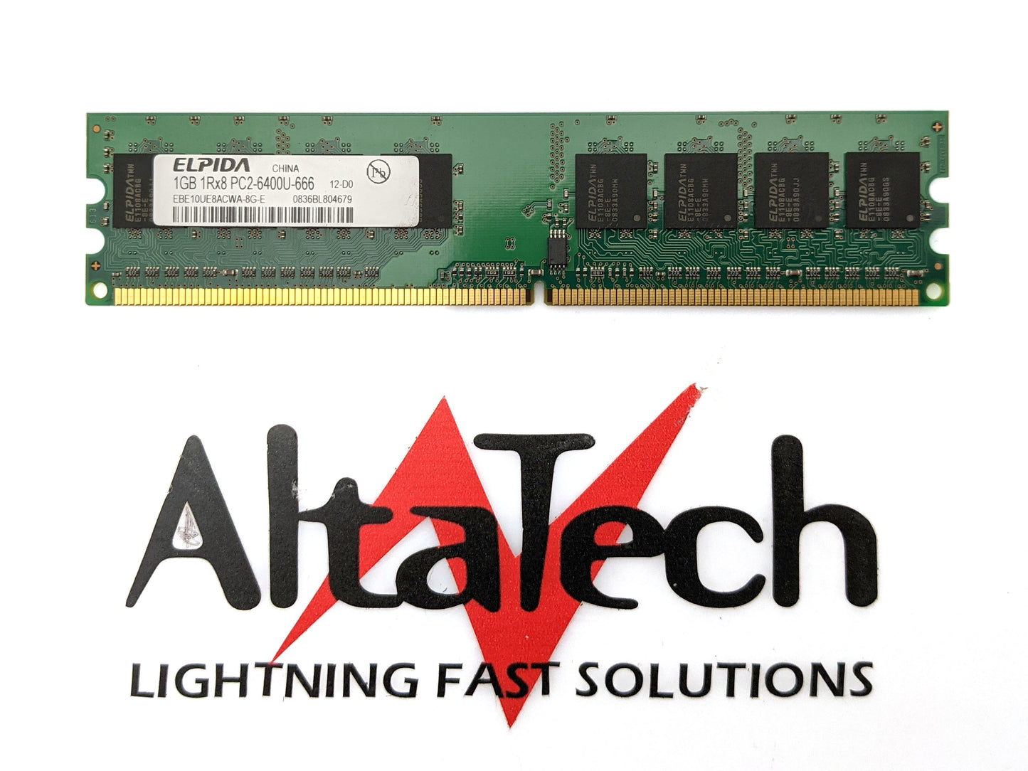 Dell F3954 1GB PC2-6400U DDR2-800 1RX8 N-ECC, Used