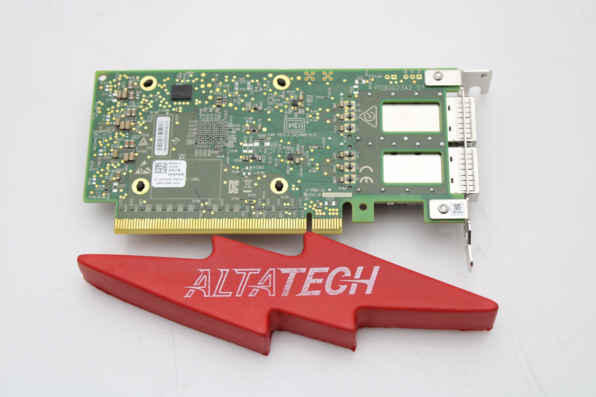 Dell F6FXM 100GB MELLANOX CX6-DX DP QFSFP56 LP, Used