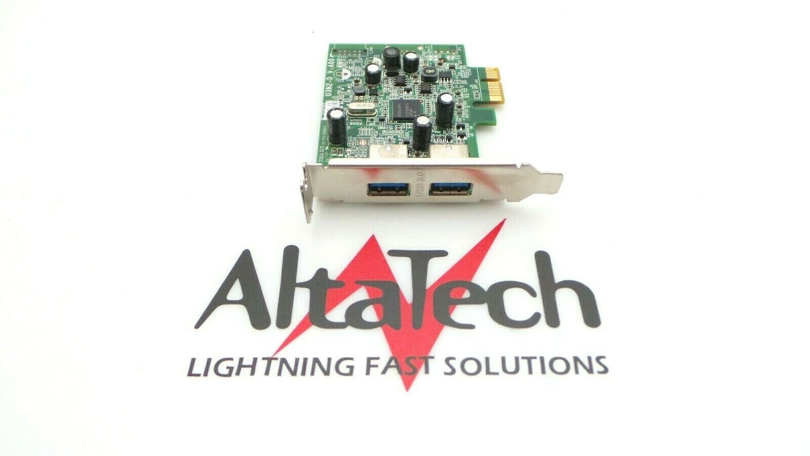 Dell 0FWGJ8 Dual Port USB 3.0 PCI-e HH Low Profile Expansion Card, Used