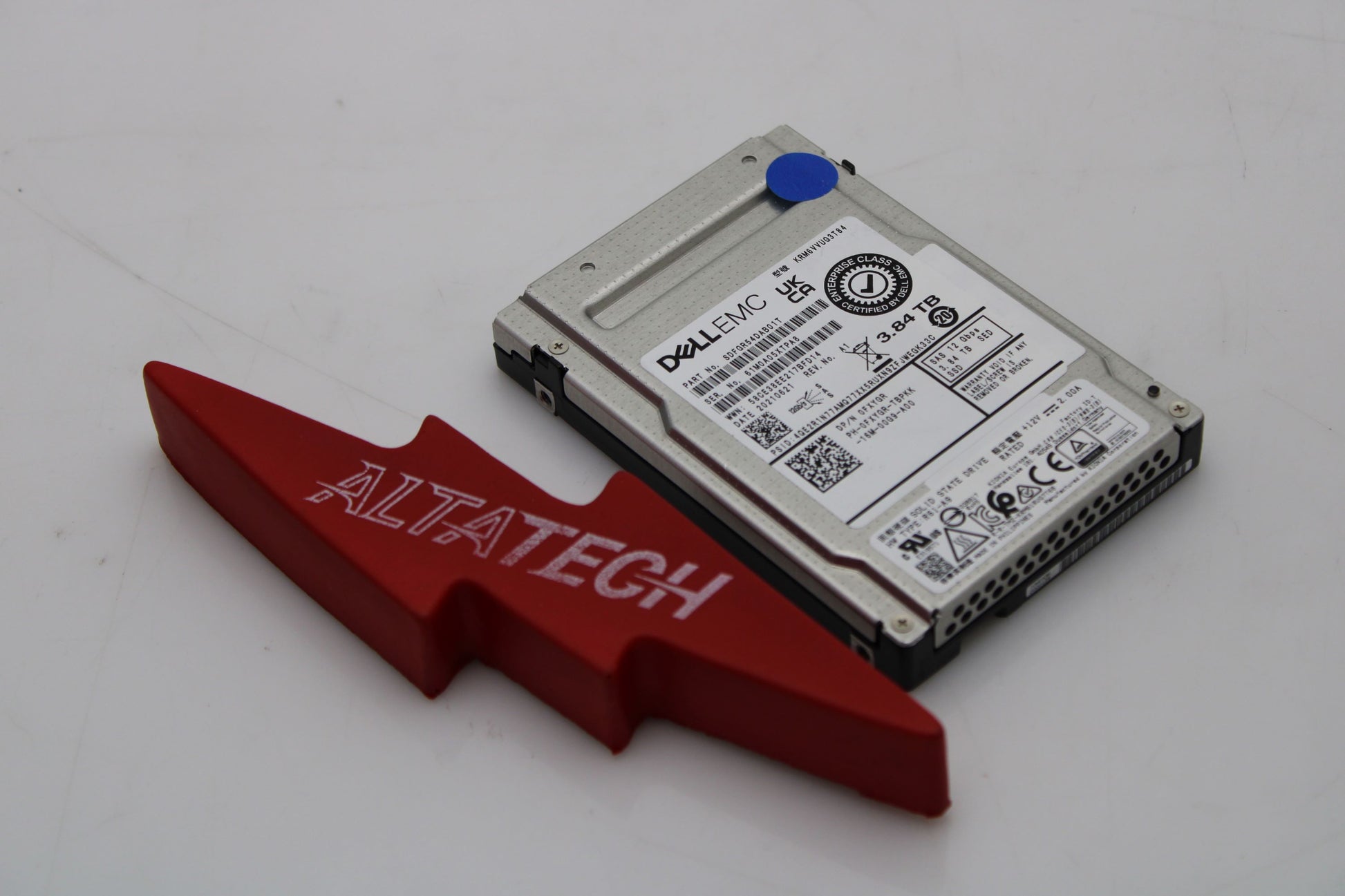 Dell FXYGR 3.84TB SSD SAS 2.5 12G MU SED, Used