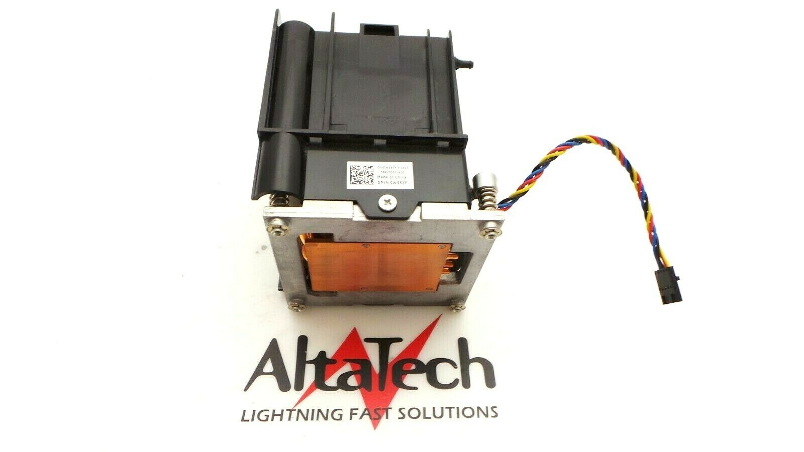 Dell 0G082W Precision T7500 CPU Heatsink w/ Fan Assembly, Used