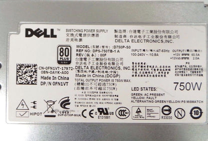 Dell 0G24H2 PowerEdge R510 750W Power Supply, Used