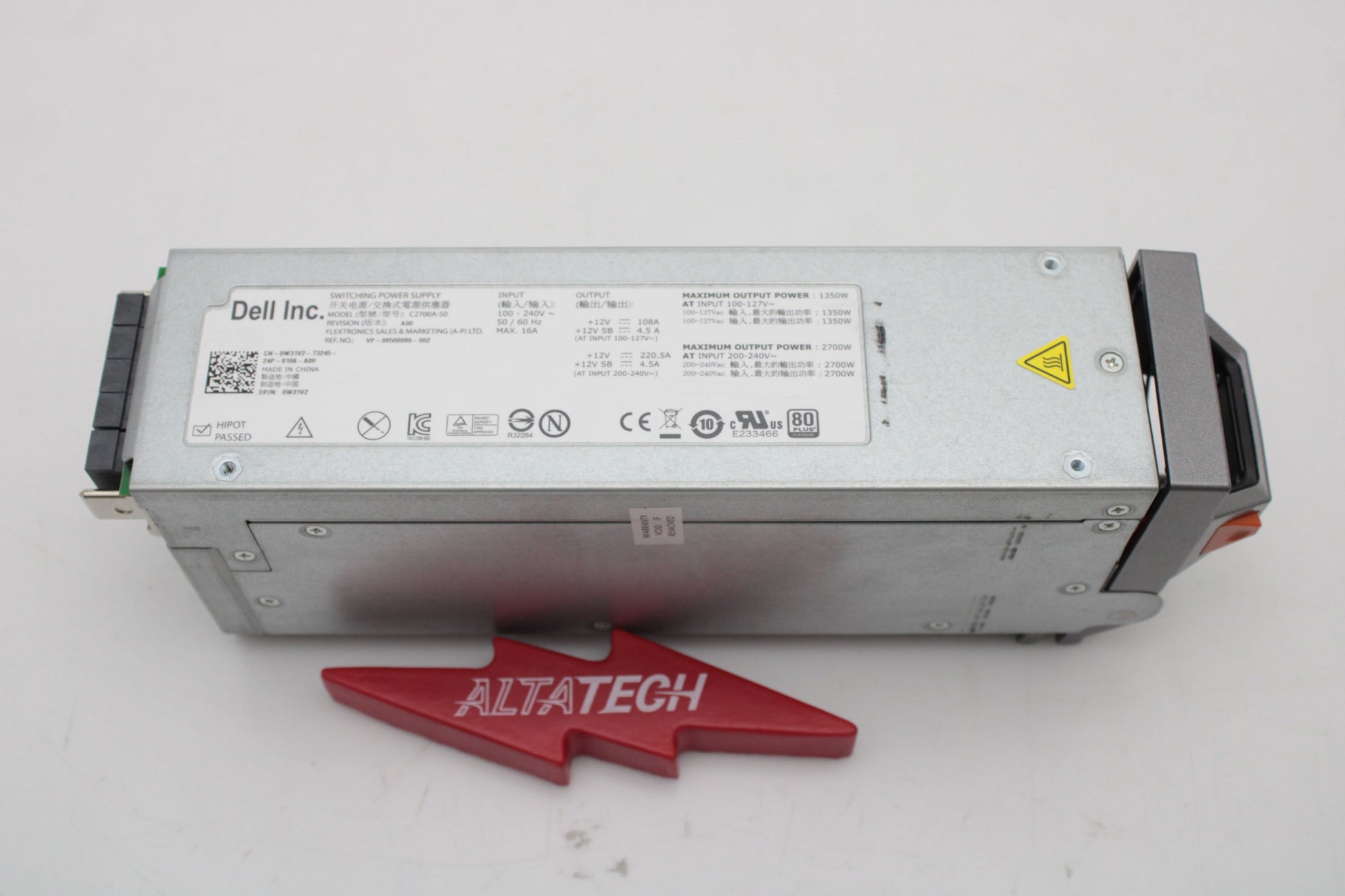 Dell G803N 2700W POWER SUPPLY M1000E, Used