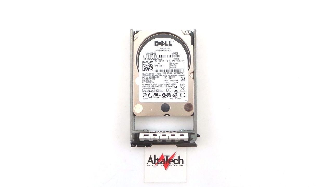 Dell 0H367T 300GB 10K SAS 2.5" 6G, Used