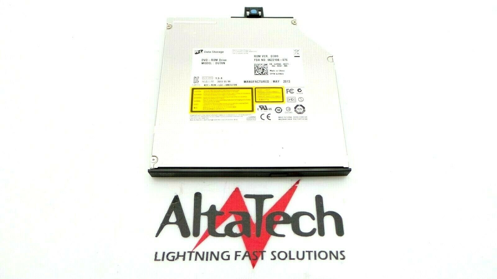Dell 0JHN48 PowerEdge R620 8x Slimline SATA DVD-ROM Optical Disk Drive, Used