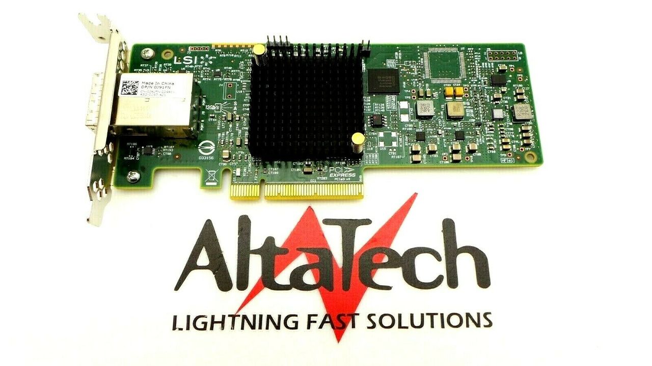 Dell 0K0NXV Dual Port 12GB SAS HBA LP, Used