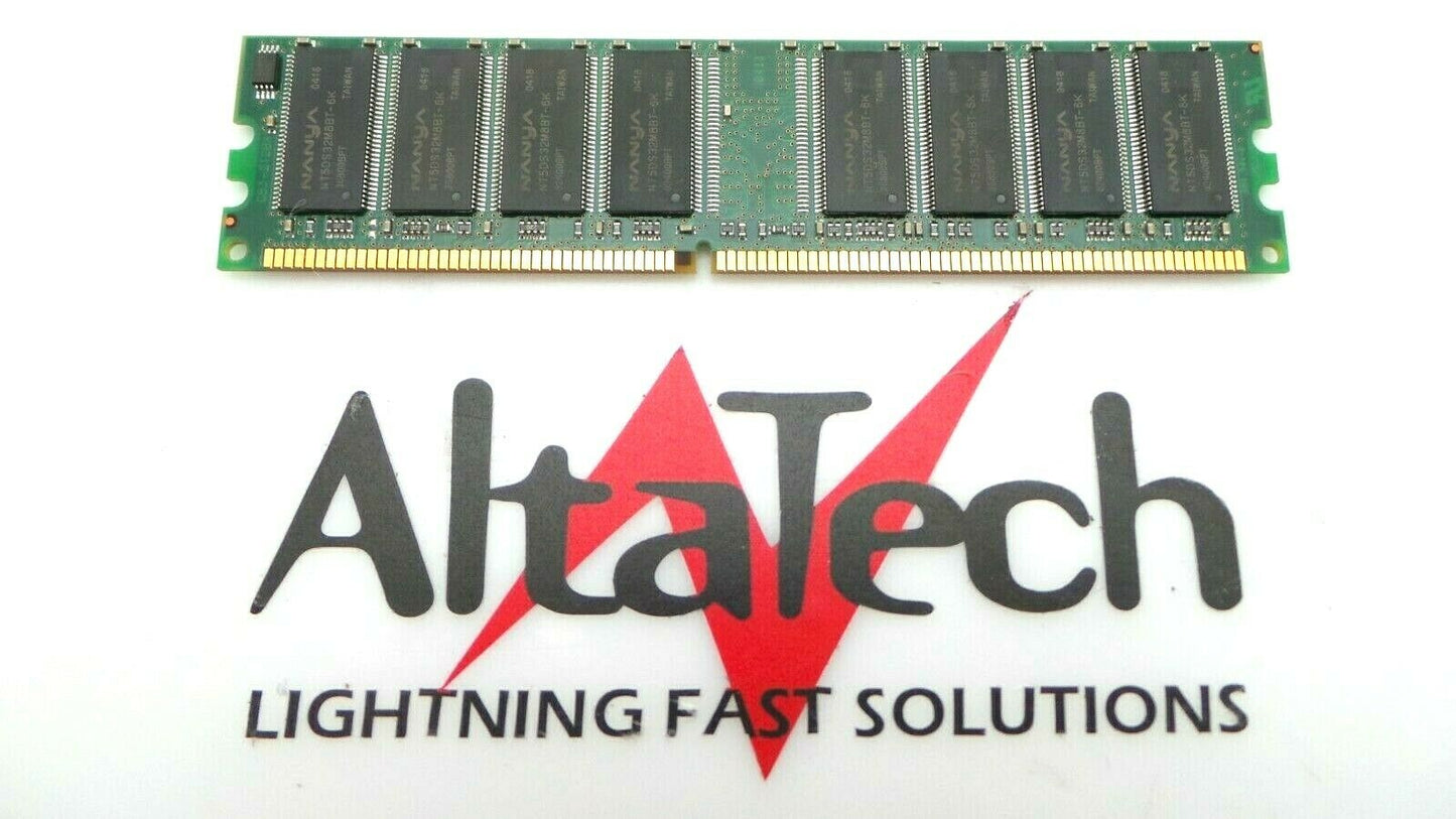 Dell 0K4231 Dell K4231 512MB PC2700U DDR-333 64X64 N-ECC RAM Memory Nanya NT512D64S8HB1G-6K, Used