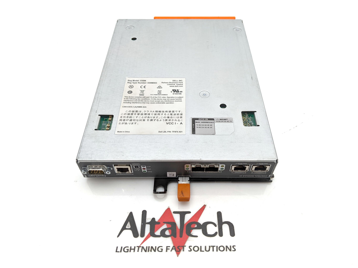 Dell 0KK95M EQUALLOGIC TYPE 15 ISCSI 10G PS6210, Used