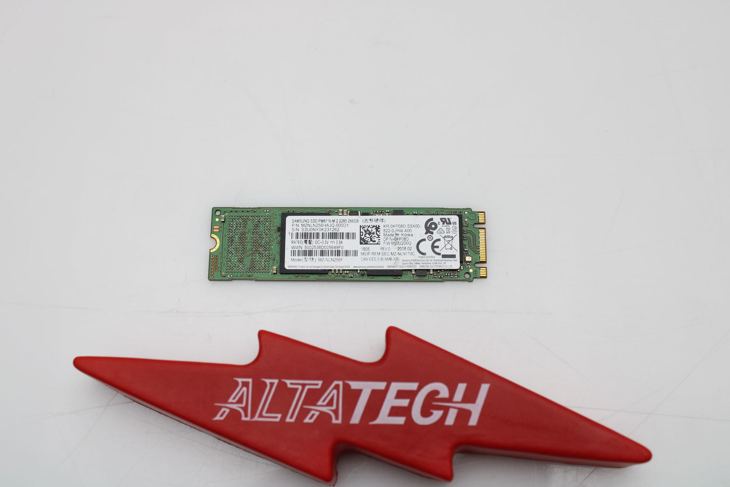 Dell 0KP08D 256GB SSD M.2 SATA 80 PM871B (2), Used