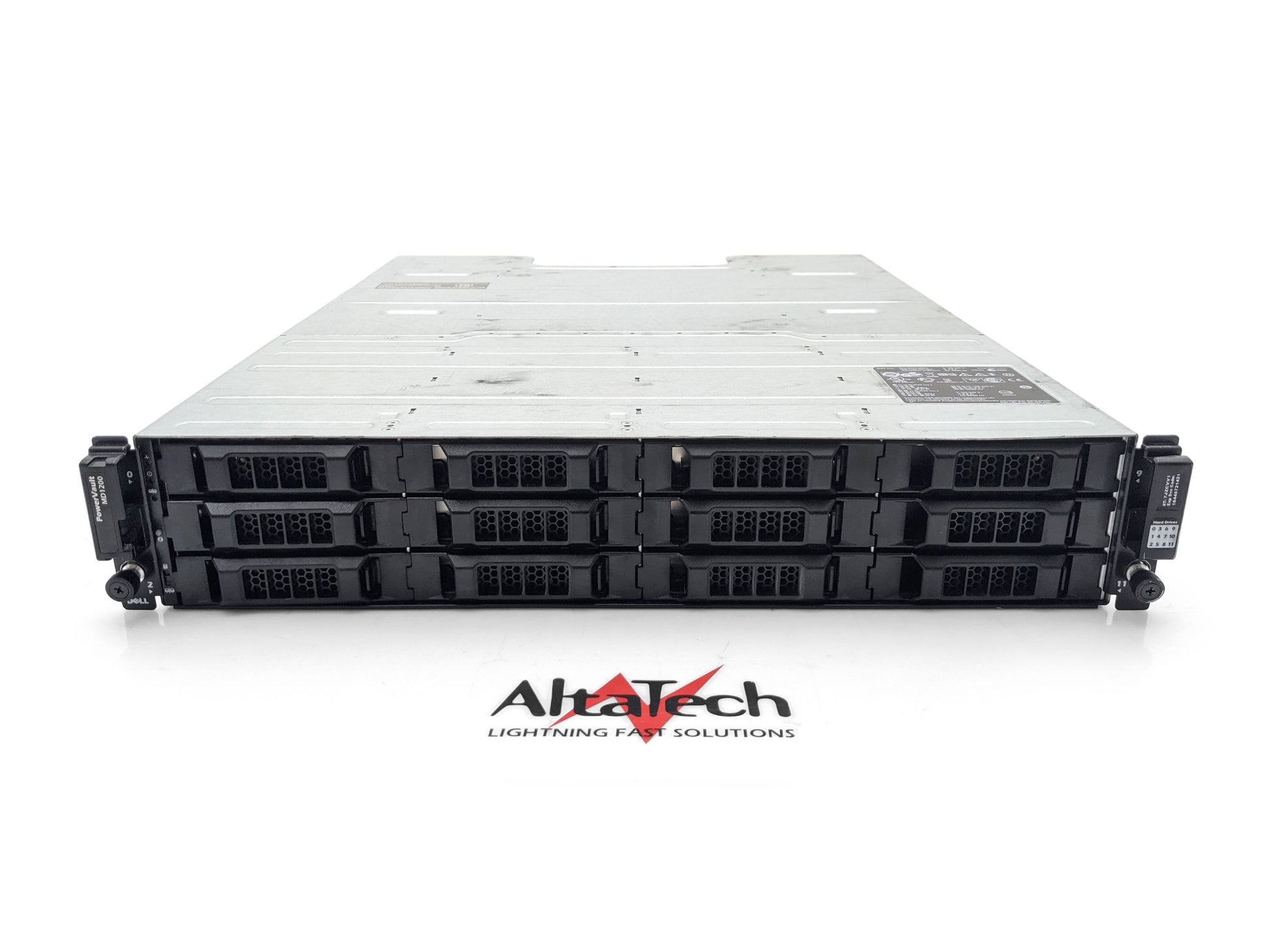 Dell MD1200_12x6TB-DualController-Kit PowerVault MD1200 12x 6TB (72TB) Storage Bundle, Used