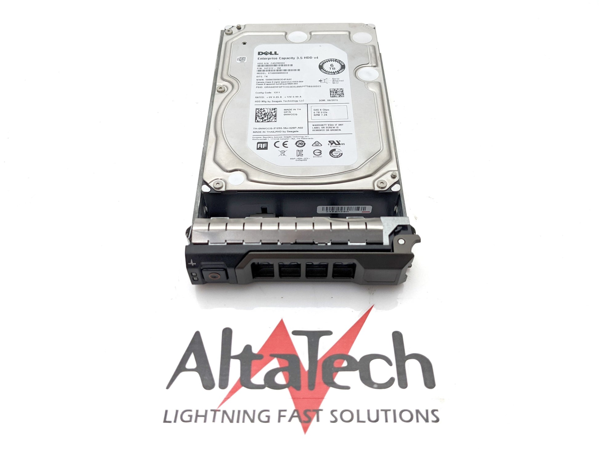 Dell MD1200_12x6TB-DualController-Kit PowerVault MD1200 12x 6TB (72TB) Storage Bundle, Used