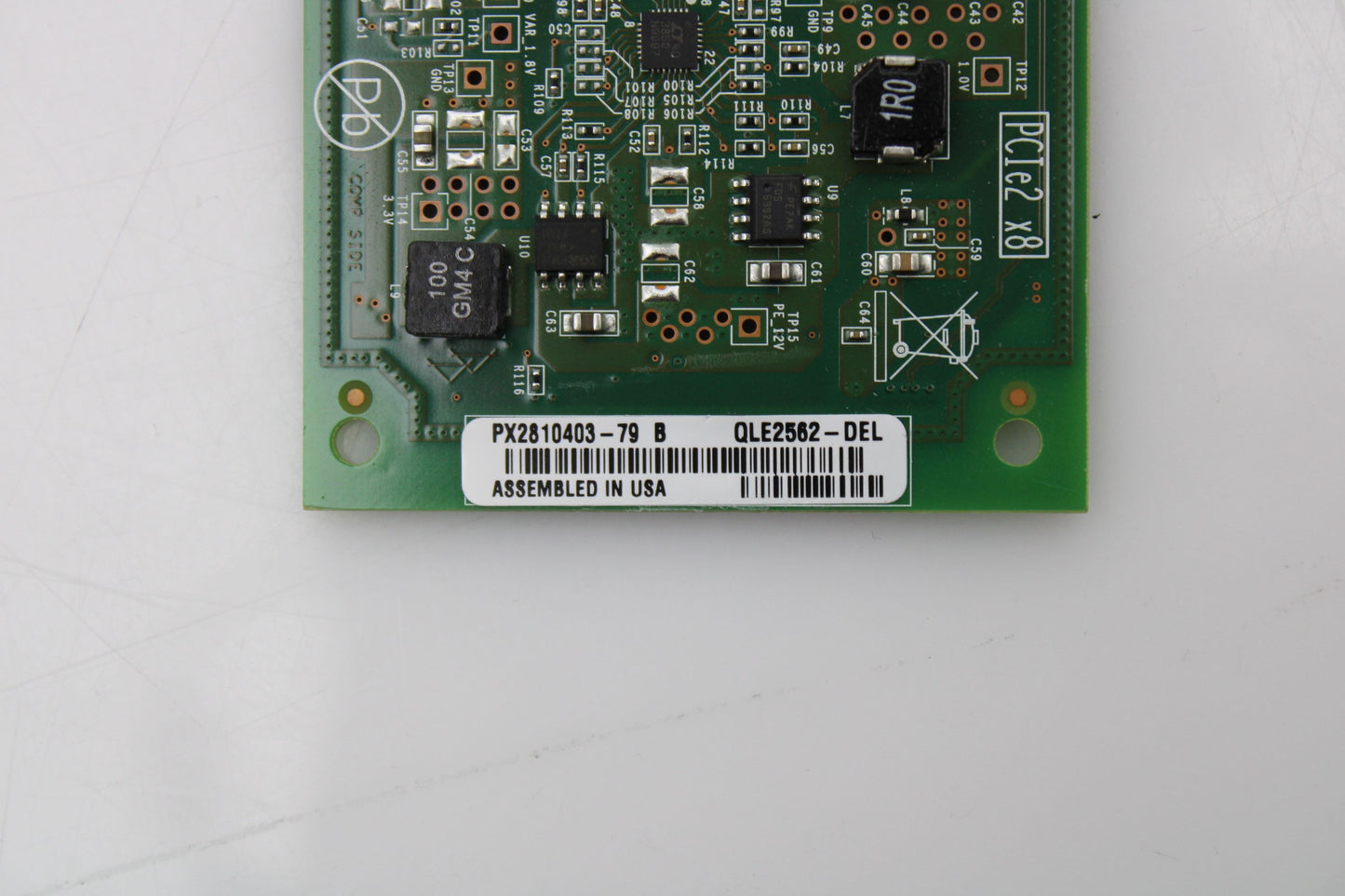 Dell 0MFP5T 8GB Dual Port HBA QLE2562 FH, Used