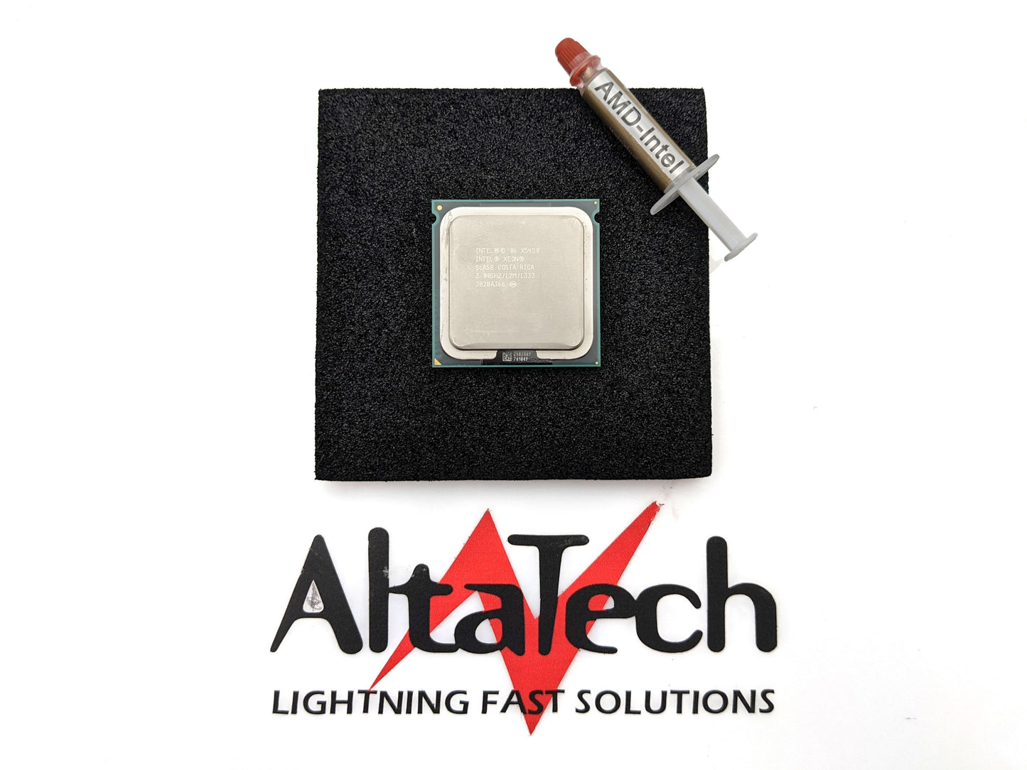 Dell 0P009G Dell P009G Intel Xeon X5450 3.0Ghz Quad Core 12MB 4C Processor SLASB w/ Thermal Grease, Used