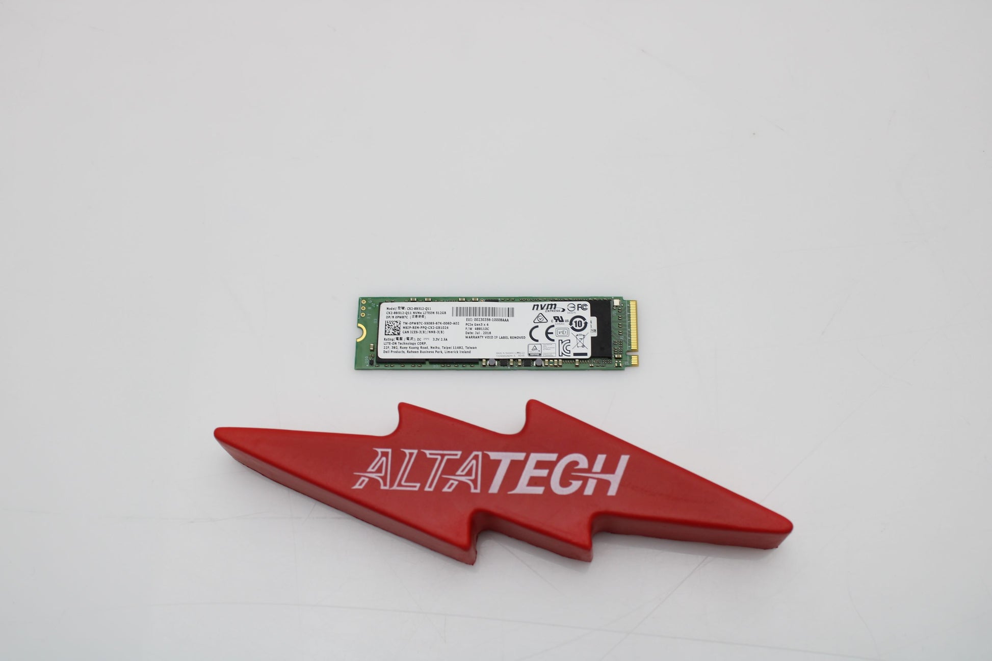 Dell 0PW87C 512GB SSD M.2 NVME 80 LITEON, Used