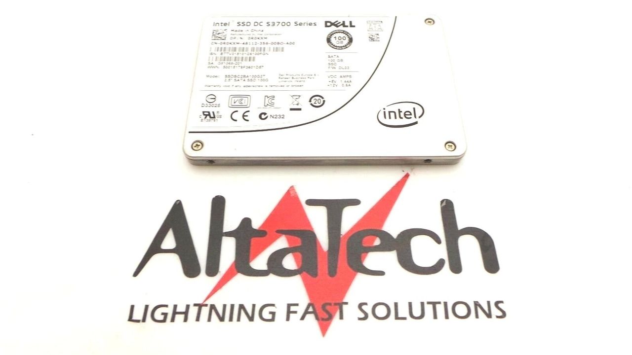 Dell 0R0KXM 100GB SSD SATA 2.5" 6G, Used