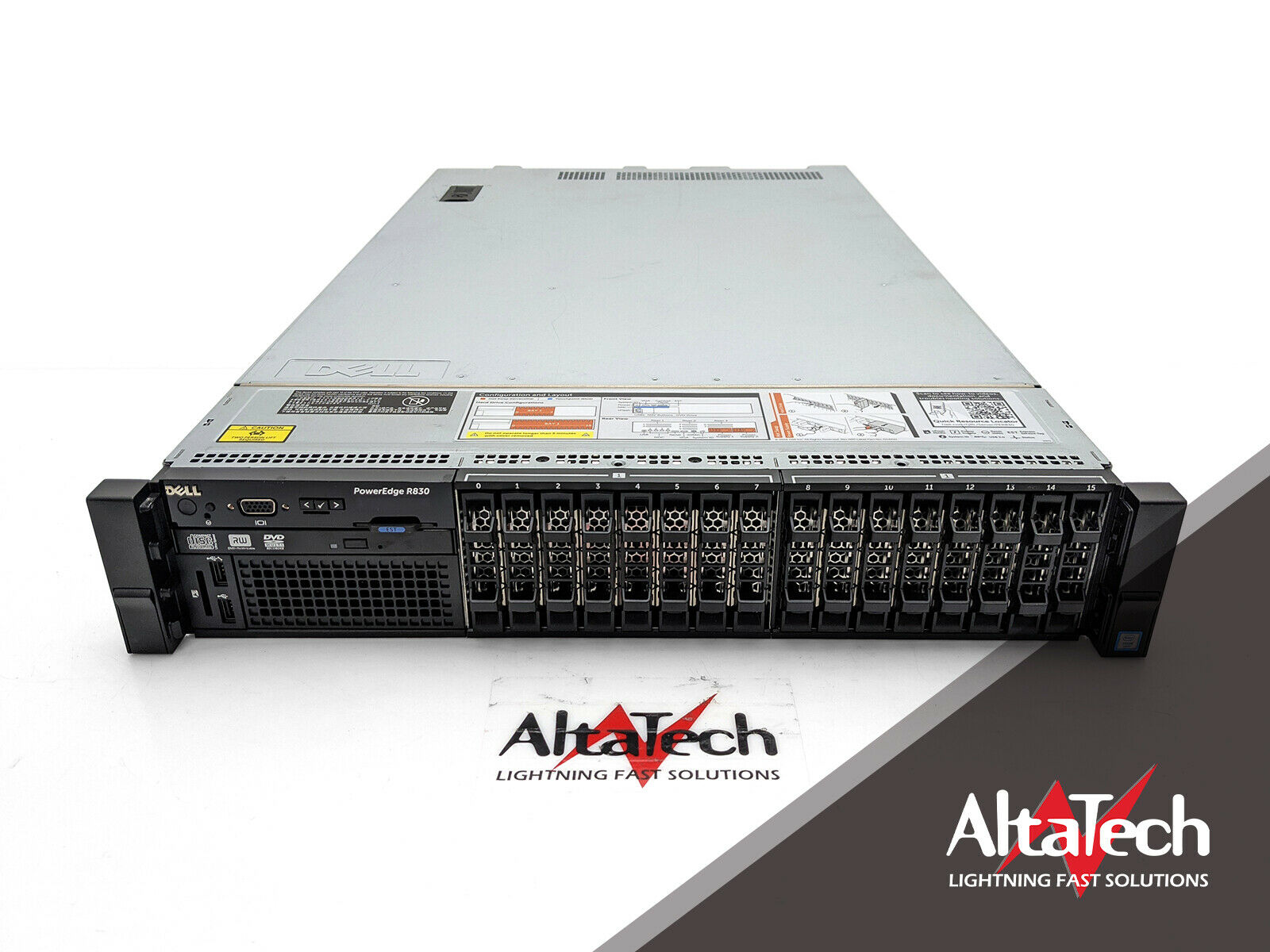 Dell R830_16_14_3.84TB_SSD_SAS_23700 PowerEdge R830 16x2.5" Configured Server, Used