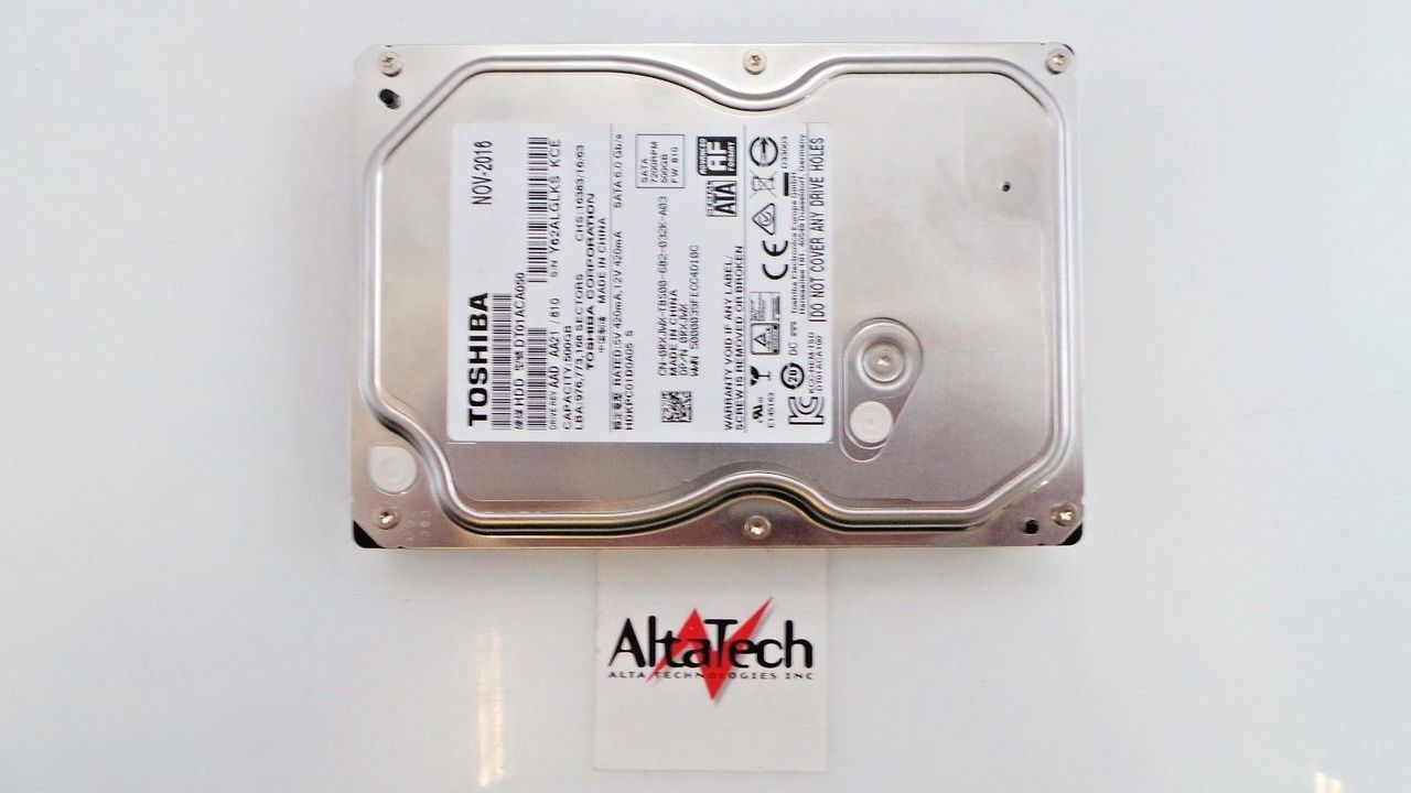 Dell RXJWX 500GB 7.2K SATA 3.5" 6G, Used
