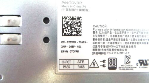 Dell 0TCVRR 1100W Power Supply, Used