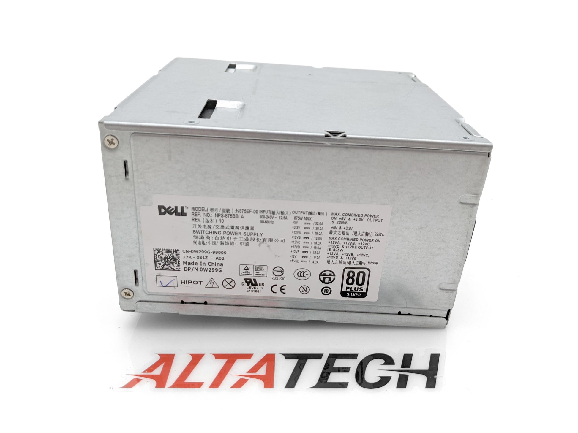 Dell 0W299G 875W Power Supply Unit for Precision T5500 Workstation, Used