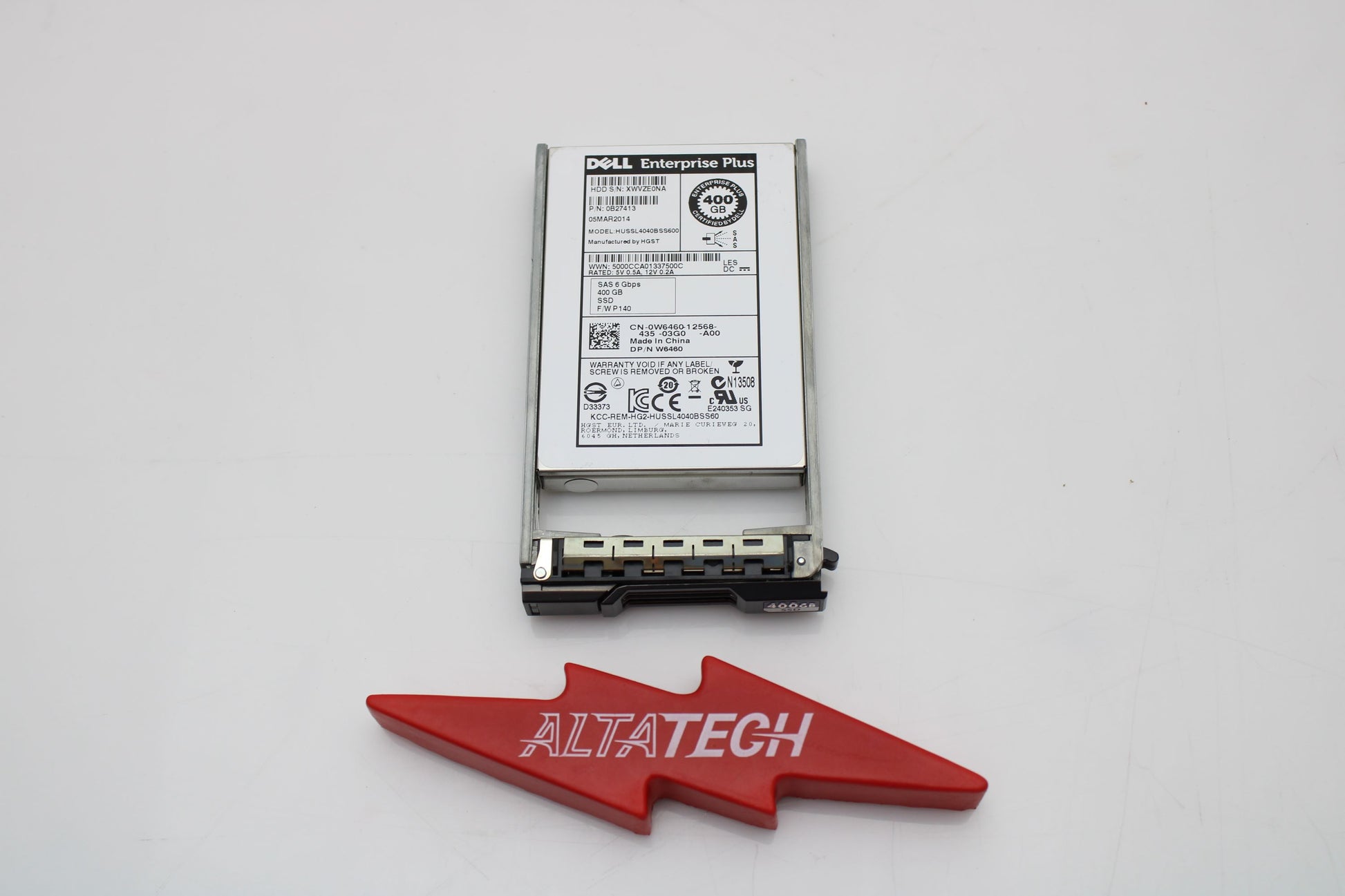 Dell W6460 400GB SSD SAS 2.5 6G, Used