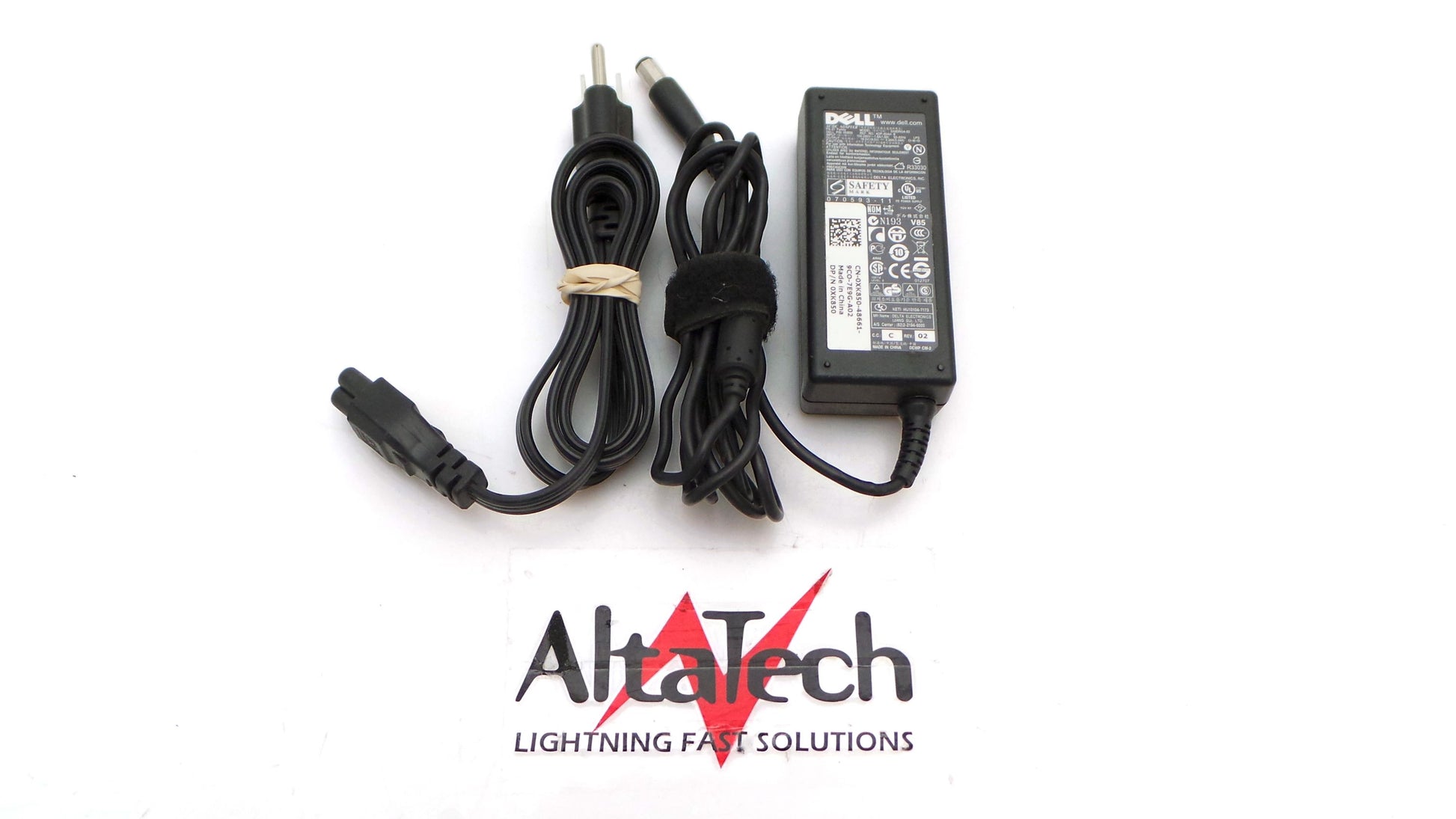 Dell 0XK850 65W AC Adapter w/ Cable, Used