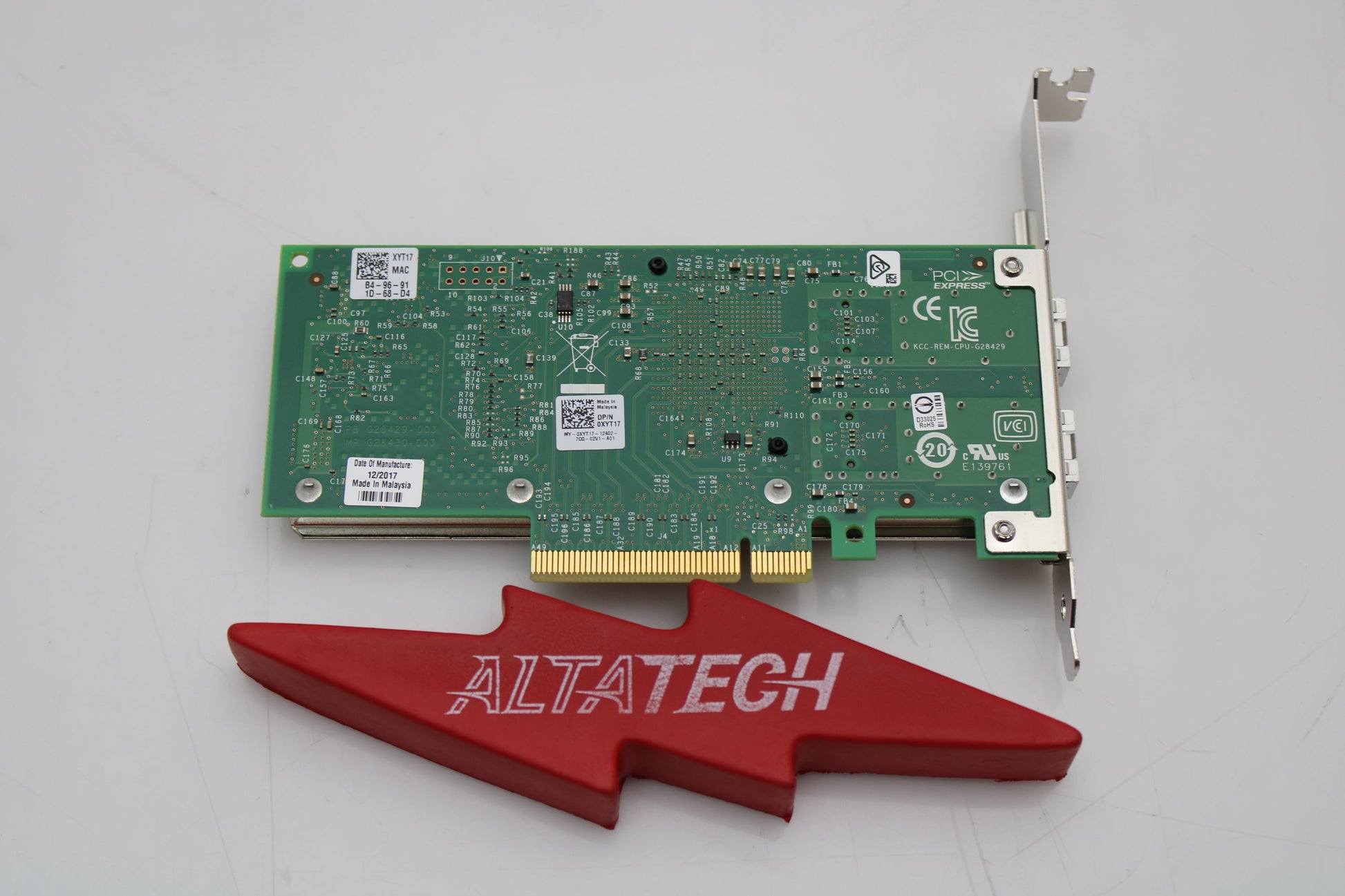 Dell XYT17 Intel X520-DA2 DP 10GBE DA/SFP+ FH, Used