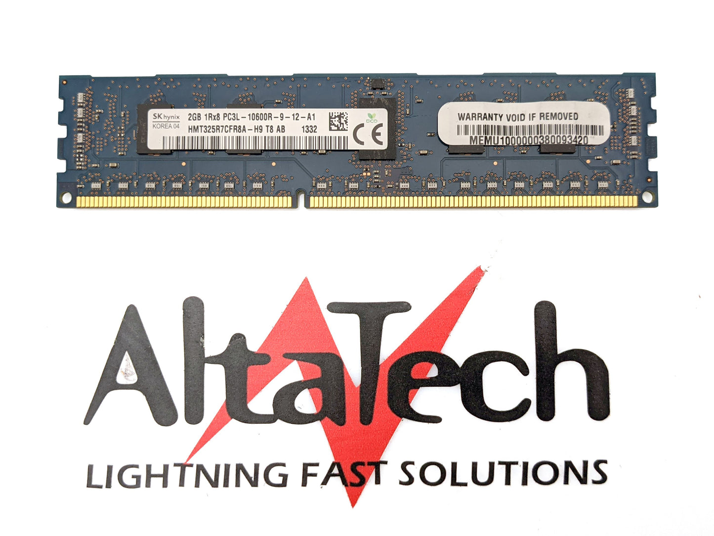 Dell 0Y10KJ 2GB PC3L-10600R 1RX8 ECC, Used