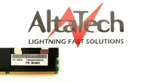 OEM 38L5903 38L5903 1GB 2Rx8 PC2-5300F DDR2-667 EBE11FD8AJFT-6E-E RAM Memory, Used