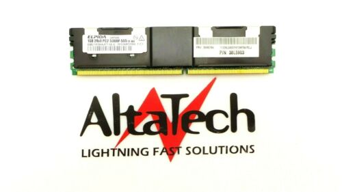 OEM 38L5903 38L5903 1GB 2Rx8 PC2-5300F DDR2-667 EBE11FD8AJFT-6E-E RAM Memory, Used