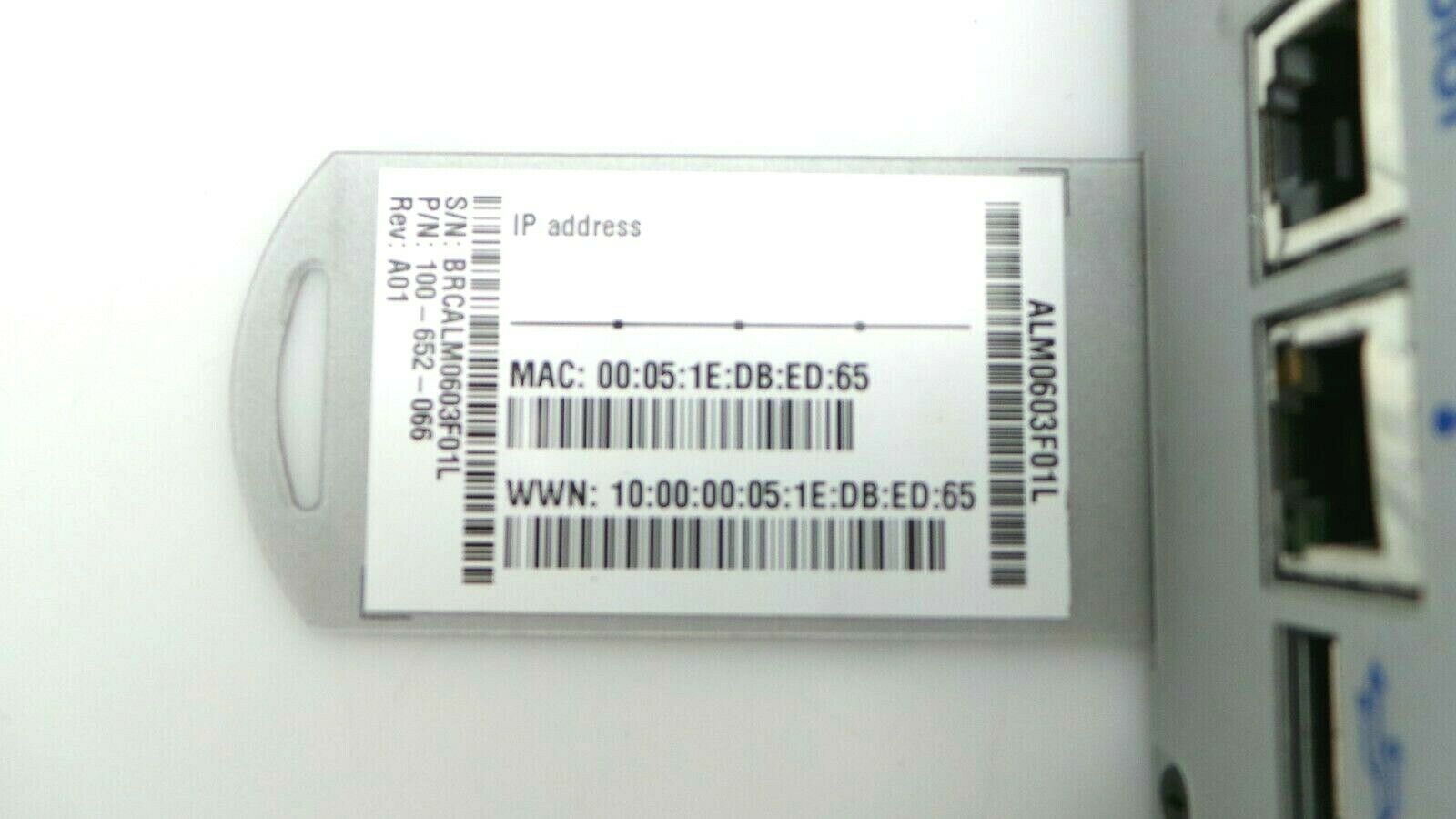 EMC DS-5100B Brocade 5100B 40-Port 8GB SFP FC SAN Switch, Used