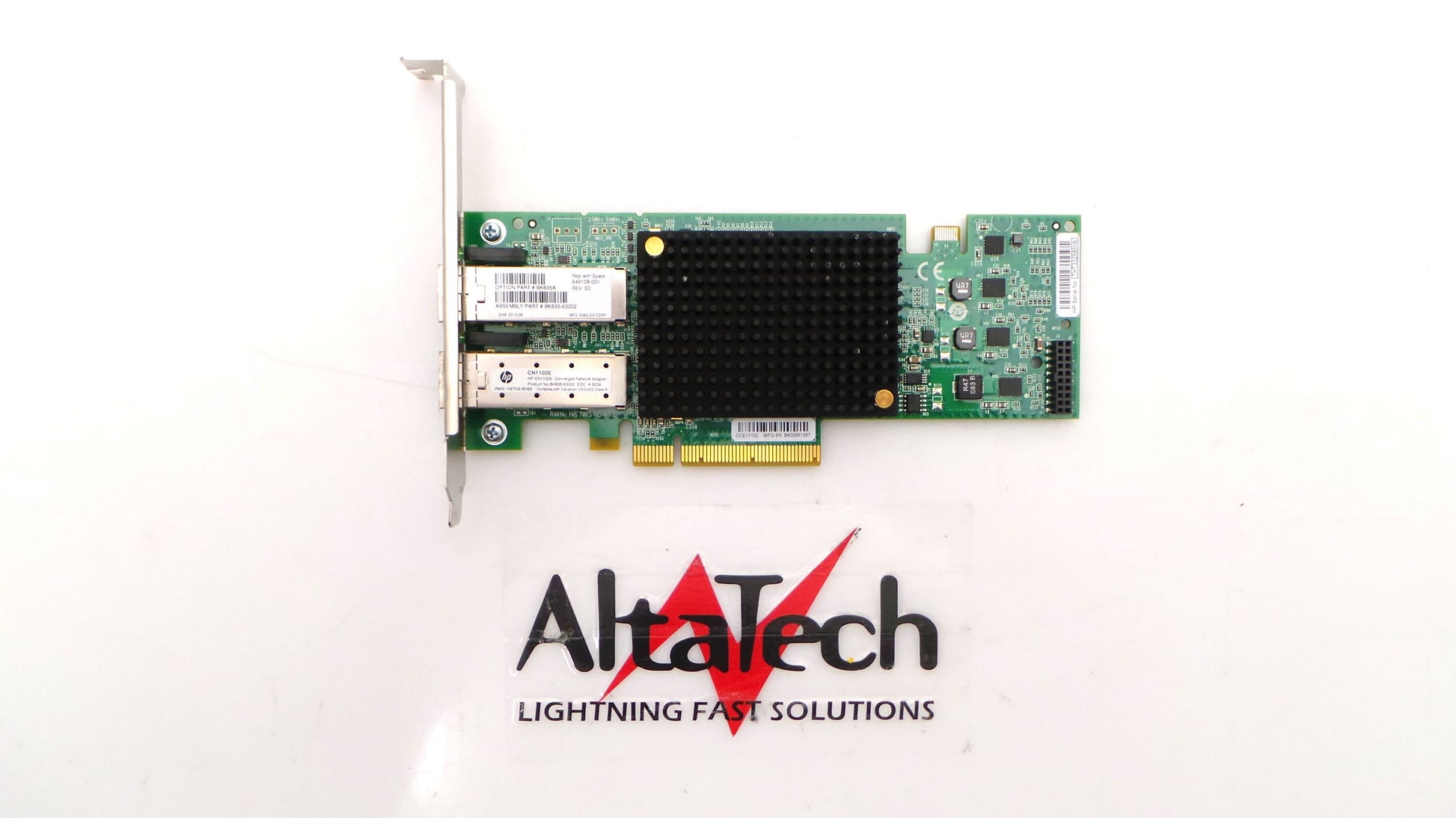 HP 649108-001 CN1100E Dual Port 10GBE Converged Network Adapter, Used