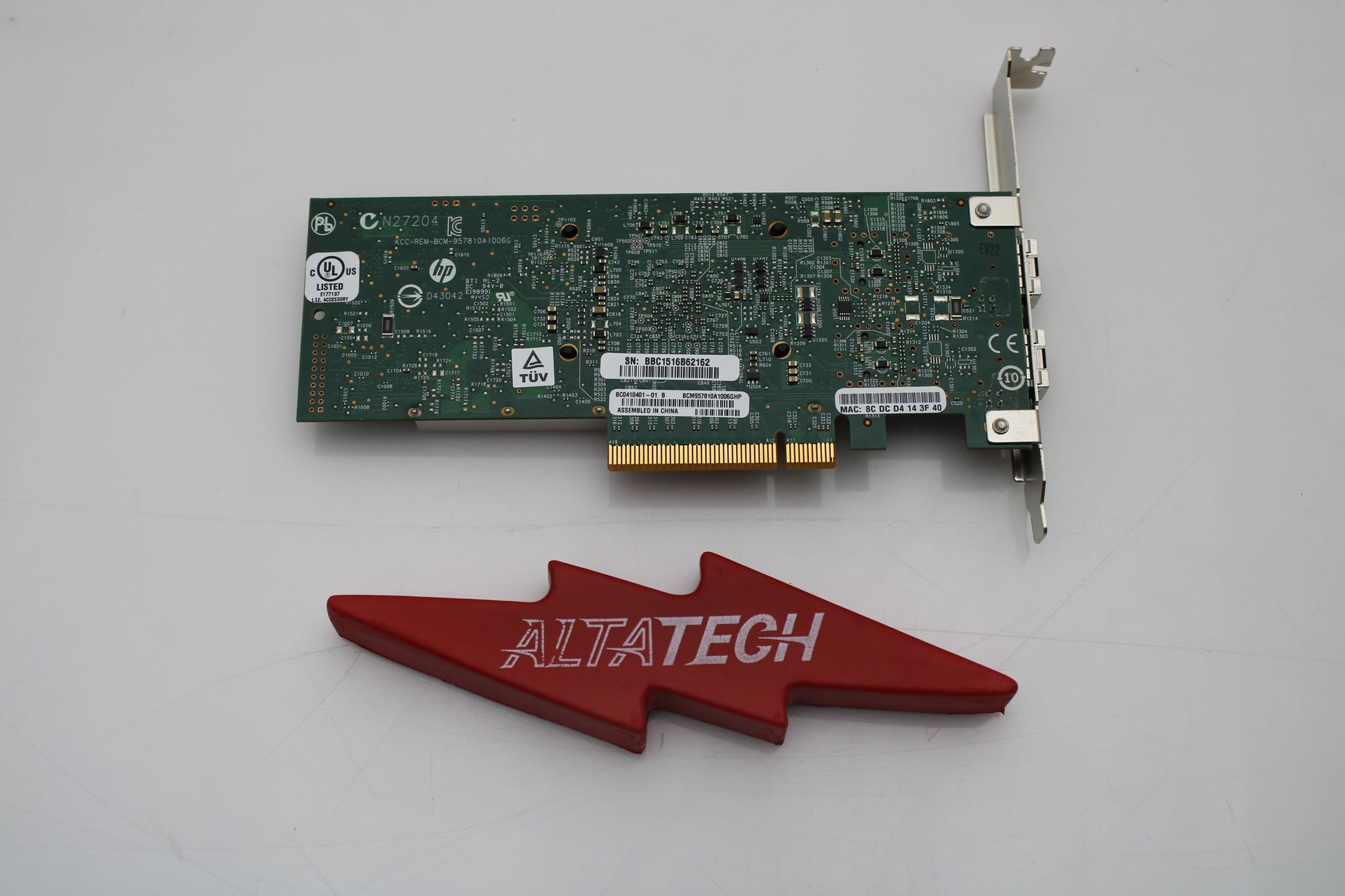 HP 652501-001 10GB Dual Port 530SFP+ Adapter, Used