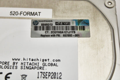 HP 657892-001 600GB 15K LFF FC HDD (3PAR), Used