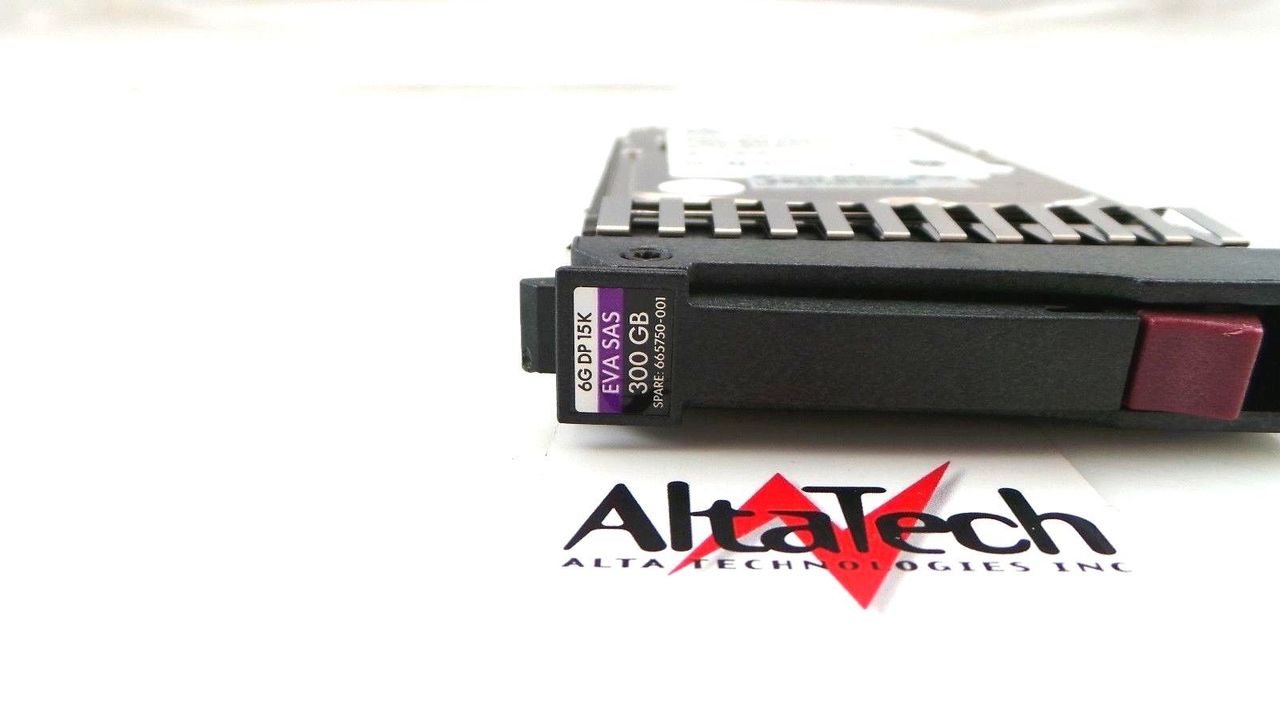 HP 665750-001 M6625 300GB 6G SAS 15K 2.5IN HDD, Used